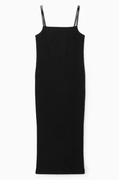 COS Completi | Abiti E Tute>SLIP DRESS MIDI PLISSETTATO