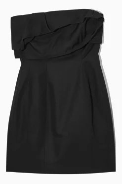 COS Abiti E Tute>STRAPLESS LINENBLEND MINI DRESS